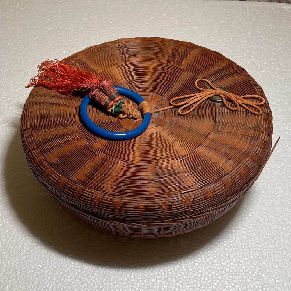 Vintage 1950s Sewing Basket
